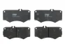 Комплект гальмівних колодок передн, MERCEDES G (W460), G (W461), G (W463), MB (W631), T1 (601), T1 (601, 611), T1 (602), T1 (B601), T1 (B602), T1/TN, T2/LN1 VW LT 28-35 I 1.1-6.0 04.77- TRW GDB317 (фото 1)