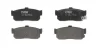 Комплект гальмівних колодок задн, INFINITI G20 NISSAN ALMERA I, ALTIMA, AVENIR, MAXIMA / MAXIMA QX IV, SENTRA V, SUNNY II, SUNNY III SUZUKI JIMNY 1.3-3.0 06.86- TRW GDB3181 (фото 1)