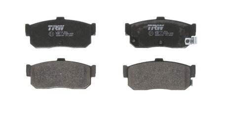 Фото комплект гальмівних колодок задн, INFINITI G20 NISSAN ALMERA I, ALTIMA, AVENIR, MAXIMA / MAXIMA QX IV, SENTRA V, SUNNY II, SUNNY III 1.4-3.0 06.86-12.06 TRW GDB3181 Комплект гальмівних колодок задн, INFINITI G20 NISSAN ALMERA I, ALTIMA, AVENIR, MAXIMA / MAXIMA QX IV, SENTRA V, SUNNY II, SUNNY III 1.4-3.0 06.86-12.06 TRW GDB3181