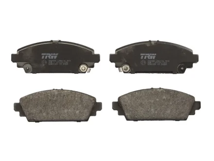 Комплект гальмівних колодок передн, HONDA ACCORD VI, CIVIC VII 1.6/1.7D 10.98-09.05 TRW GDB3189