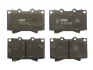 Комплект гальмівних колодок передн, LEXUS LX TOYOTA LAND CRUISER, LAND CRUISER 100, TUNDRA 3.4/4.2D/4.7 01.90- TRW GDB3197 (фото 1)