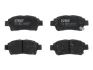 Комплект гальмівних колодок передн, TOYOTA ECHO, PLATZ, PROBOX / SUCCEED, VIOS / SOLUNA VIOS, YARIS, YARIS VERSO 1.0-1.5 04.99-08.14 TRW GDB3218 (фото 1)