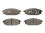 Комплект гальмівних колодок передн, HYUNDAI GALLOPER I, GALLOPER II 2.5D/2.6D/3.0 08.91-12.03 TRW GDB3232 (фото 1)