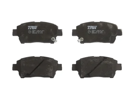 Комплект гальмівних колодок передн, TOYOTA BB I, CELICA, COROLLA, COROLLA VERSO, IST, MR2 III, PRIUS, PROBOX / SUCCEED, WILL CYPHA I, YARIS, YARIS VERSO 1.0-1.8 05.97-08.14 TRW GDB3242