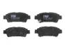 Комплект гальмівних колодок задн, TOYOTA ALPHARD I, AVENSIS VERSO, ISIS, NOAH/VOXY, PREVIA II, SIENNA 1.8-3.5 02.00-08.14 TRW GDB3249 (фото 1)