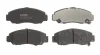 Комплект гальмівних колодок передн, ACURA TL HONDA ACCORD VII, CIVIC IX, CIVIC VII, CIVIC VIII, CROSSROAD, FR-V, STREAM 1.4-3.2 11.00- TRW GDB3268 (фото 1)