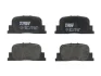 Комплект гальмівних колодок задн, BYD F3, F3R, G3, G3R LEXUS ES TOYOTA CALDINA, CAMRY, MARK II, OPA, PRIUS 1.5-3.0 08.96- TRW GDB3278 (фото 1)