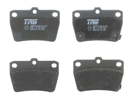 Комплект гальмівних колодок задн, CHERY TIGGO TOYOTA RAV 4 I, RAV 4 II 1.6-2.4 01.94-10.16 TRW GDB3279