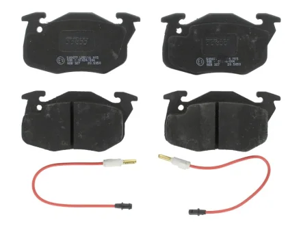 Комплект гальмівних колодок передн, MERCEDES VITO (W639) CITROEN AX, SAXO PEUGEOT 106 I, 106 II, 205, 205 I, 205 II, 305, 305 I, 305 II, 309, 309 I, 309 II, 405 I 1.0-Electric 05.77-08.14 TRW GDB327