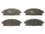 Комплект гальмівних колодок передн, NISSAN PATHFINDER II, QUEST, X-TRAIL I 2.0-3.5 09.97- TRW GDB3293 (фото 1)