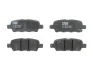 Комплект гальмівних колодок задн, INFINITI EX, FX, G, M, M35, M37, M45, Q50, Q60, Q70, QX50 I NISSAN 350Z, ALTIMA, CUBE, ELGRAND, JUKE, LEAF, MAXIMA, MAXIMA / MAXIMA QX V 1.5D-Electric 06.01- TRW GDB3294 (фото 1)