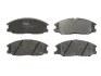 Комплект гальмівних колодок передн, DAEWOO REXTON HYUNDAI H-1, H-1 / STAREX, H-1 CARGO, HIGHWAY, SANTA FÉ I, TERRACAN, TRAJET, XG LADA NIVA TRAVEL NISSAN CABSTAR, NT400 CABSTAR 1.5-3.5 06.97- TRW GDB3297 (фото 1)