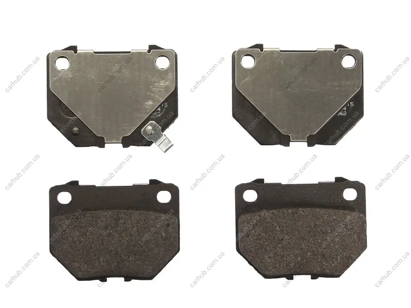 Комплект гальмівних колодок задн, SUBARU IMPREZA 2.0/2.5 12.00-08.13 TRW GDB3308 (фото 1)