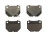 Комплект гальмівних колодок задн, SUBARU IMPREZA 2.0/2.5 12.00-08.13 TRW GDB3308 (фото 1)