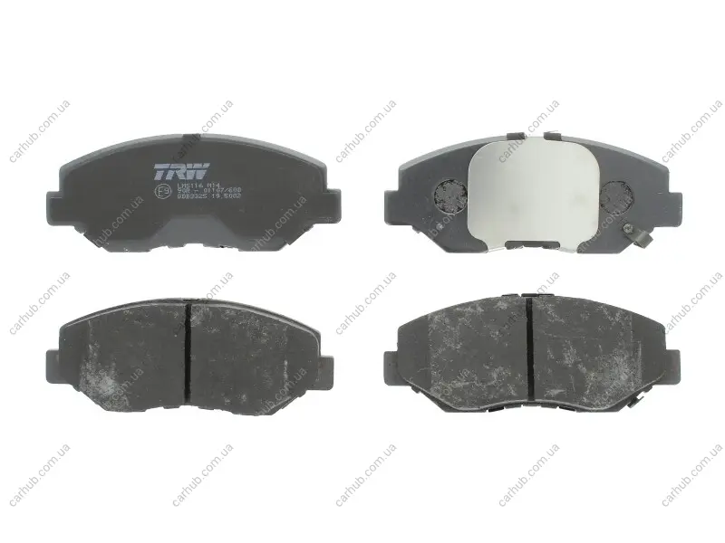 Комплект гальмівних колодок передн, HONDA ACCORD VII, CIVIC X, CR-V II, CR-V IV, CR-V V, ELEMENT, PILOT 1.0-3.5 09.01- TRW GDB3325 (фото 1)