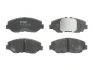 Комплект гальмівних колодок передн, HONDA ACCORD VII, CIVIC X, CR-V II, CR-V IV, CR-V V, ELEMENT, PILOT 1.0-3.5 09.01- TRW GDB3325 (фото 1)