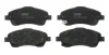 Комплект гальмівних колодок передн, LOTUS EXIGE TOYOTA AVENSIS, COROLLA VERSO 1.6-2.4 10.00-03.09 TRW GDB3336 (фото 1)