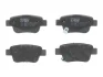Комплект гальмівних колодок задн, TOYOTA AVENSIS, COROLLA VERSO, PREVIA 1.6-3.5 10.00- TRW GDB3337 (фото 1)