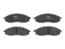 Комплект гальмівних колодок передн, NISSAN NAVARA, PATHFINDER II, PICK UP, PRIMERA 1.6/2.5D/3.2D 06.90- TRW GDB3340 (фото 1)