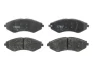 Комплект гальмівних колодок передн, CHEVROLET AVEO / KALOS, LACETTI, NUBIRA, REZZO DAEWOO LACETTI, NUBIRA 1.4-2.0D 12.00- TRW GDB3347 (фото 1)