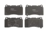 Комплект гальмівних колодок передн, CADILLAC ATS, STS CHEVROLET CORVETTE CHRYSLER 300C DODGE CHALLENGER, CHARGER, VIPER MITSUBISHI LANCER VI, LANCER VII, LANCER VIII 1.6-Electric 01.98- TRW GDB3349 (фото 1)