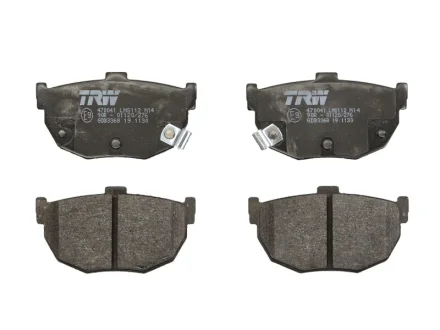 Комплект гальмівних колодок задн, KIA CERATO I NISSAN BLUEBIRD, MAXIMA III 1.5D-3.0 11.83- TRW GDB3368