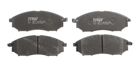 Комплект гальмівних колодок передн, INFINITI EX, FX, G, M, M35, M37, M45, Q45 III, Q60, Q70, QX50 I, QX70 NISSAN MURANO I, MURANO II, NAVARA, NAVARA NP300, PATHFINDER III 1.6D-5.6 09.96- TRW GDB3392