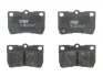 Комплект гальмівних колодок задн, LEXUS GS, IS C, IS II, IS III TOYOTA CROWN, MARK X I, MARK X II 2.2D-4.6 09.03- TRW GDB3399 (фото 1)