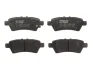 Комплект гальмівних колодок задн, NISSAN NAVARA NP300, PATHFINDER III, XTERRA 2.5D/3.0D/4.0 10.04- TRW GDB3405 (фото 1)