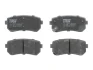 Комплект гальмівних колодок задн, HYUNDAI ACCENT III, CRETA, I20 I, I30, IX35, KONA, SONATA V, SONATA VI KIA CEE\'D, CERATO II, CERATO KOUP II, PICANTO II, PRO CEE\'D, RIO II 1.0-Electric 09.04- TRW GDB3421 (фото 1)