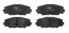 Комплект гальмівних колодок передн, PONTIAC VIBE TOYOTA AURIS, COROLLA, MARK X ZIO I, MIRAI, PRIUS PLUS, RAV 4 III, RAV 4 IV 1.33-Electric 11.05- TRW GDB3424 (фото 1)