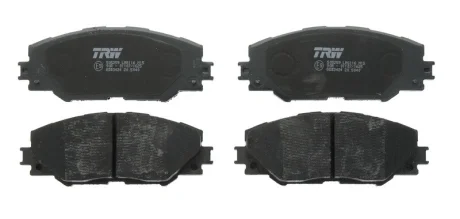 Комплект гальмівних колодок передн, PONTIAC VIBE TOYOTA AURIS, COROLLA, MARK X ZIO I, MIRAI, PRIUS PLUS, RAV 4 III, RAV 4 IV 1.33-Electric 11.05- TRW GDB3424
