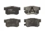 Комплект гальмівних колодок задн, ACURA RDX HONDA ACCORD IX, ACCORD VIII, CIVIC III, CIVIC IV, CROSSTOUR I, CR-V II, CR-V III, CR-V IV, CR-V V, FR-V, JAZZ II SUZUKI SWIFT III 1.3D-3.5 03.86- TRW GDB3438 (фото 1)