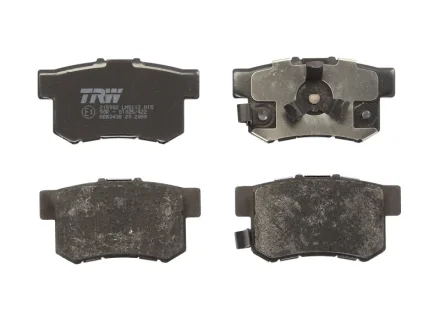 Комплект гальмівних колодок задн, ACURA RDX HONDA ACCORD IX, ACCORD VIII, CIVIC III, CIVIC IV, CROSSTOUR I, CR-V II, CR-V III, CR-V IV, CR-V V, FR-V, JAZZ II SUZUKI SWIFT III 1.3D-3.5 03.86- TRW GDB3438