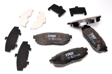 Комплект гальмівних колодок задн, SUBARU BRZ, FORESTER, IMPREZA, LEGACY V, OUTBACK, TRIBECA TOYOTA GT 86 2.0-3.6 11.01- TRW GDB3442