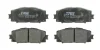 Комплект гальмівних колодок передн, GREAT WALL VOLEEX C20R TOYOTA ALLION II, PREMIO, PRIUS C, YARIS, YARIS / VIOS 1.0-1.5H 01.05- TRW GDB3459 (фото 1)