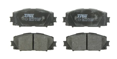 Комплект гальмівних колодок передн, GREAT WALL VOLEEX C20R TOYOTA ALLION II, PREMIO, PRIUS C, YARIS, YARIS / VIOS 1.0-1.5H 01.05- TRW GDB3459