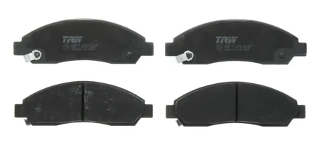 Комплект гальмівних колодок передн, CHEVROLET COLORADO ISUZU D-MAX I MITSUBISHI LANCER VIII 2.0-3.7 05.02- TRW GDB3466