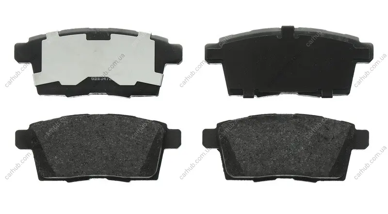 Комплект гальмівних колодок задн, LINCOLN MKX MAZDA CX-7, CX-9 2.2D-3.7 06.06- TRW GDB3472 (фото 1)