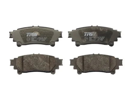 Комплект гальмівних колодок задн, LEXUS GS, IS III, RX TOYOTA PRIUS PLUS 1.8H-3.5H 12.08- TRW GDB3497