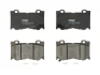 Комплект гальмівних колодок передн, INFINITI FX, G, M, M37, Q50, Q60, Q70, QX70 NISSAN 370Z 2.0-5.6 09.07- TRW GDB3505 (фото 1)