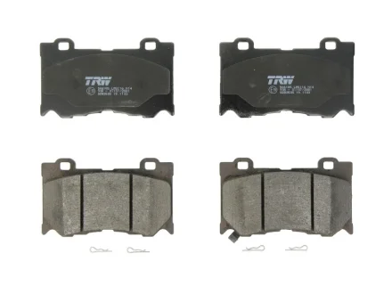 Комплект гальмівних колодок передн, INFINITI FX, G, M, M37, Q50, Q60, Q70, QX70 NISSAN 370Z 2.0-5.6 09.07- TRW GDB3505