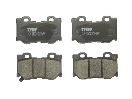 Комплект гальмівних колодок задн, INFINITI FX, G, M, M37, Q50, Q60, Q70, QX70 NISSAN 370Z, GT-R 2.0-5.6 09.07- TRW GDB3515