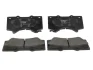 Комплект гальмівних колодок передн, LEXUS LX TOYOTA LAND CRUISER 200, LAND CRUISER PRADO, SEQUOIA, TUNDRA 2.8D-5.7ALK 01.00- TRW GDB3524 (фото 1)