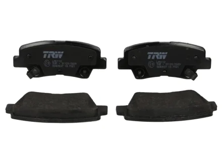 Комплект гальмівних колодок задн, HYUNDAI ACCENT IV, I10 II, I10 III, I20 ACTIVE, I20 II, I30, I40 I, I40 I CW, IONIQ, KONA, SOLARIS, TUCSON, VELOSTER KIA CARENS IV, CEE\'D 1.0-Electric 06.10- TRW GDB3537