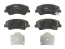 Комплект гальмівних колодок передн, HYUNDAI ACCENT IV, ACCENT V, I20 ACTIVE, I20 II, I20 III, SOLARIS KIA RIO III, RIO IV, STONIC 1.0-1.6D 11.10- TRW GDB3548 (фото 1)