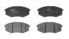 Комплект гальмівних колодок передн, HYUNDAI IX20, SONATA VI, SONATA VII KIA SOUL II 1.4-2.4 06.09-12.19 TRW GDB3553 (фото 1)