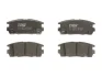 Комплект гальмівних колодок задн (з комплектуючими), CHEVROLET CAPTIVA, EQUINOX HYUNDAI TERRACAN OPEL ANTARA A 2.0D-3.4 11.01- TRW GDB3566 (фото 1)