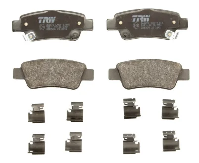 Комплект гальмівних колодок задн, HONDA CR-V III, CR-V IV 1.6D-2.4 06.06-12.18 TRW GDB3576