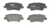 Комплект гальмівних колодок задн, HYUNDAI ACCENT IV, ELANTRA VI, GETZ, I10 II, I10 III, I20 ACTIVE, I20 II, I30, I40 I, I40 I CW, IONIQ, SOLARIS, TUCSON KIA CARENS IV, CEED 1.0-Electric 08.05- TRW GDB3594 (фото 1)